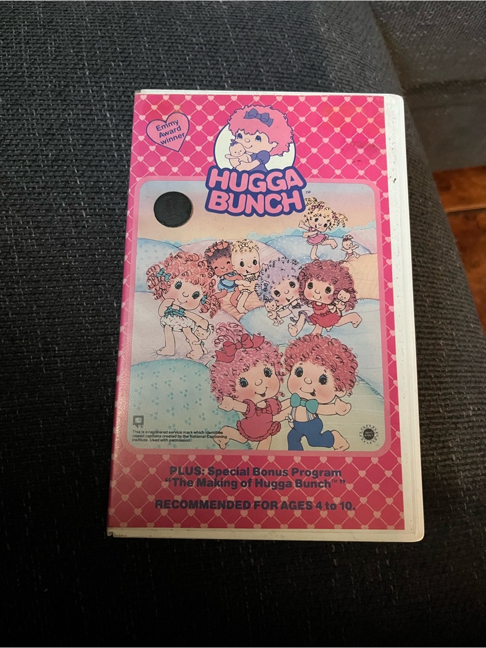 1984 Hugga Bunch Movie VHS Clamshell Case w/ Making Of Bonus Tested Works